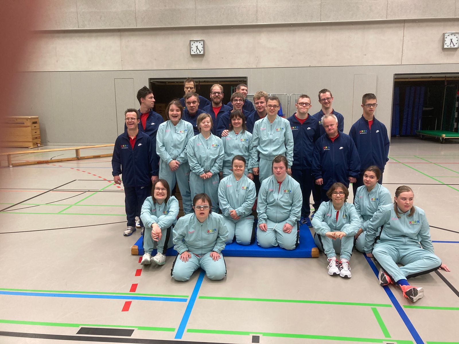 Erstes Training mit der neuen Ausstattung